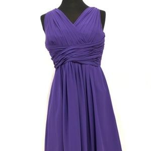 Bill Levkoff Size 12 Purple Formal Dress